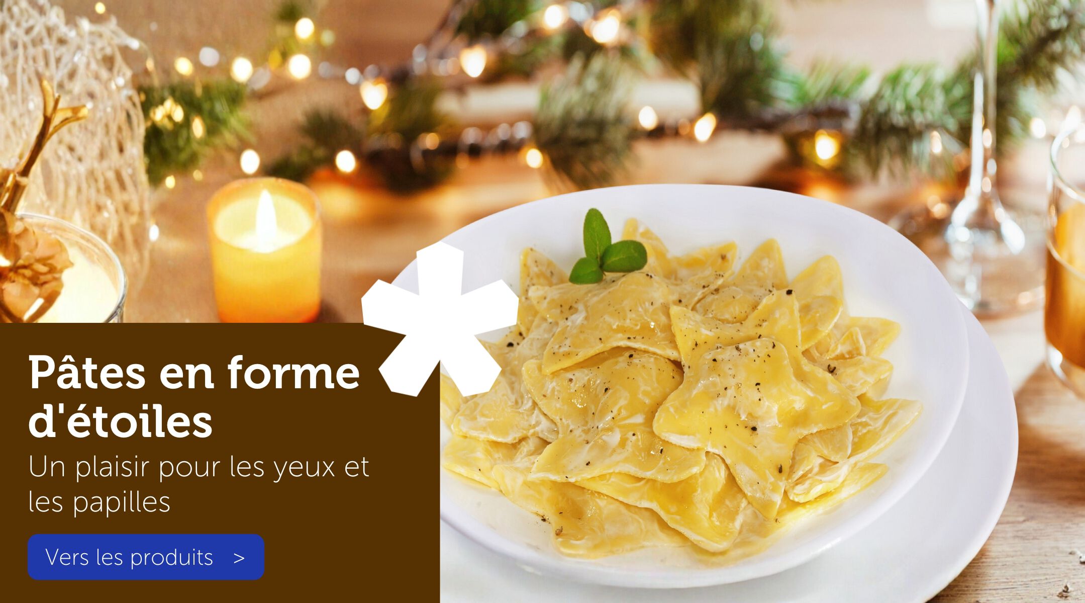 P&acirc;tes en forme d'&eacute;toiles - d&eacute;couvrez maintenant